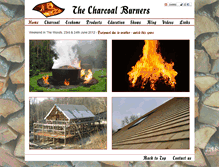 Tablet Screenshot of charcoalburners.co.uk